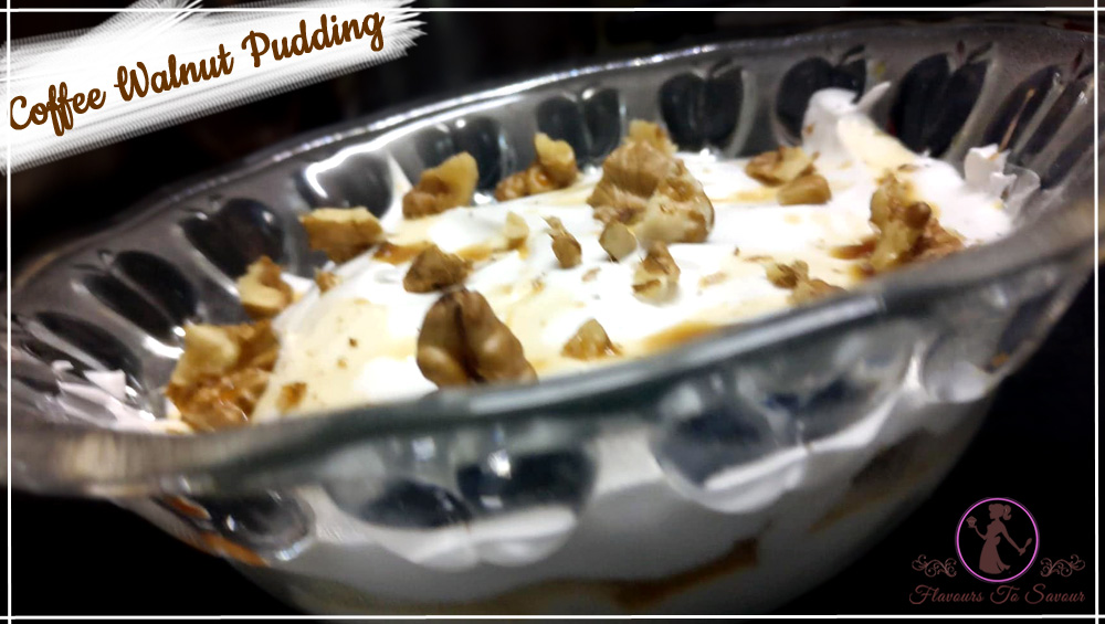 Mother's Day Coffee Walnut Pudding Recipe
