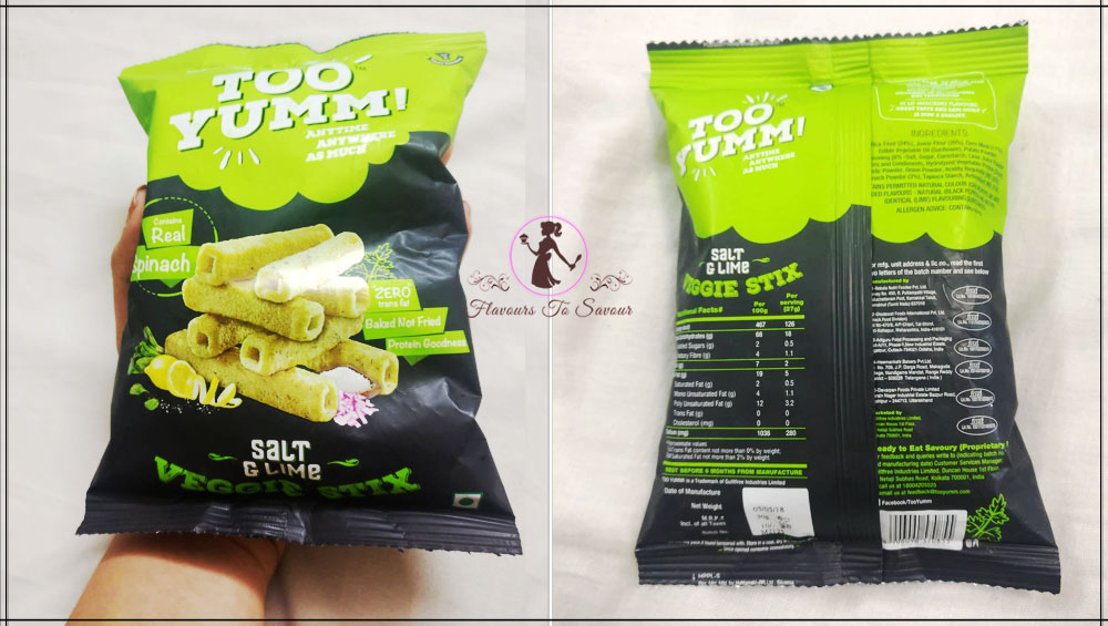 Too Yumm Minty Masala Flavour Healthy Snacks Product Review