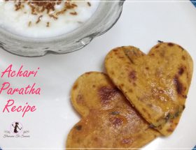 New Achari Paratha Recipe
