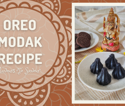 Oreo Biscuit Modak Recipe at home